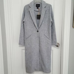 NWT Christian Siriano wool blend topcoat